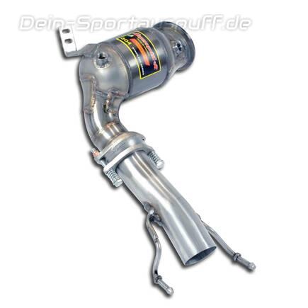 Supersprint Edelstahl Downpipe mit Sport-Kat inkl. OPF-Ersatzrohr BMW 2er F44 F45 218i 225xe