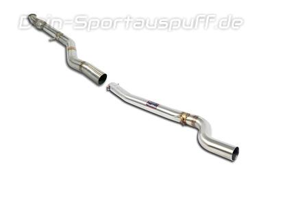 Supersprint Edelstahl Vorschalldämpfer-Ersatzrohr für Serien-Endschalldämpfer BMW 2er F22/F23 M235i