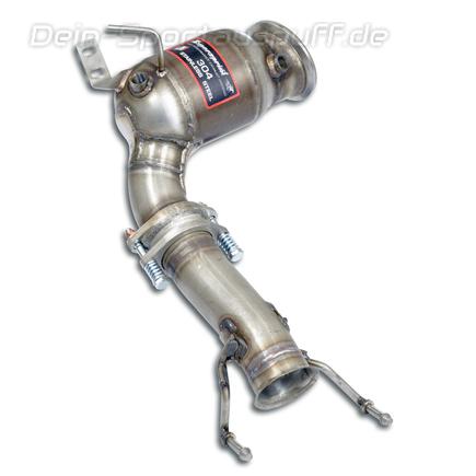 Supersprint Edelstahl Downpipe mit Sport-Kat inkl. OPF-Ersatzrohr BMW 2er F44 M235i
