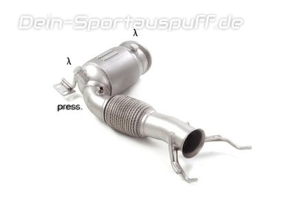 Ragazzon Edelstahl 200-Zeller Sport-Kat BMW 2er F44 M235i (bis 10/2020)