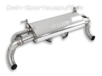 Milltek Duplex Edelstahl Sportauspuff mit Klappensteuerung Audi R8 5.2l für originalen Endrohrausgang (Mod. mit OPF)