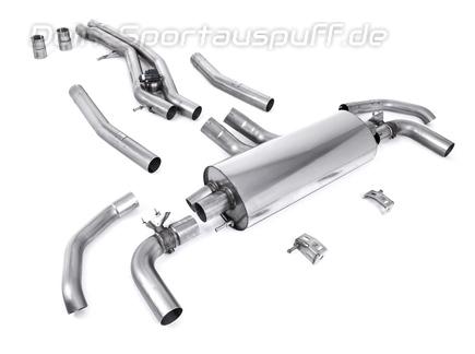 Milltek Edelstahl Duplex Sportauspuff-Komplettanlage ab OPF Audi SQ7 Typ 4M für originalen Endrohrausgang