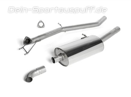 Milltek Edelstahl Sportauspuff-Komplettanlage ab Kat VW Amarok 2.0 BiTDI 1x Dieseloptik nach unten gebogen
