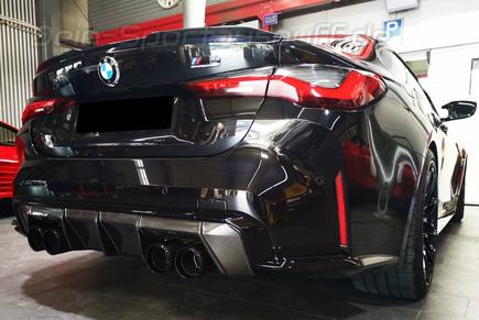 Capristo Edelstahl Duplex Sportauspuff-Komplettanlage ab OPF BMW M4 Competition inkl. CSL G82 je 2x rund gerade aus Carbon