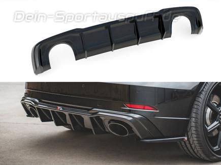 Maxton Heckeinsatz Diffusor schwarz glanz für Audi RS3 8V Sportback Facelift Maxton Heckeinsatz Diffusor schwarz glanz für Audi RS3 8V Sportback Facelift