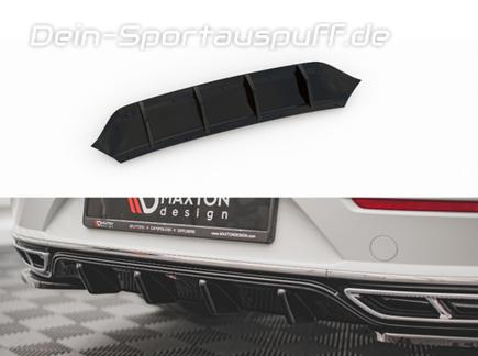 Maxton Heckeinsatz Diffusor schwarz glanz für VW Arteon R-Line Facelift
