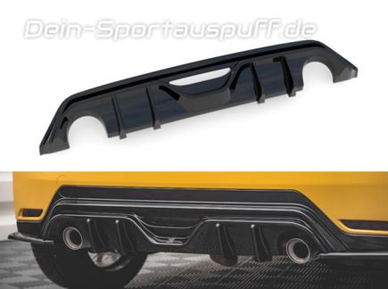 Maxton Heckeinsatz Diffusor schwarz glanz für Toyota Yaris GR