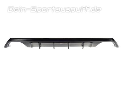 Maxton Heckeinsatz Diffusor schwarz glanz für Doppelendrohr links/rechts Ford Focus 4 ST-Line