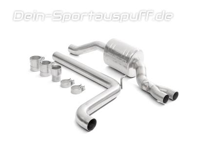 APR Edelstahl Ø76mm Sportauspuff-Komplettanlage ab OPF VW Polo 6 GTI Typ AW inkl. Endrohrsatz nach Wahl
