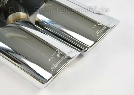 Supersprint Endschalldämpfer 120x80 Mercedes A209 CLK
