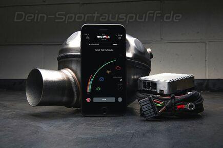 Milltek Active Sound Booster Lautsprecher Komplettset für extremen Sportauspuff-Sound Tesla Model 3