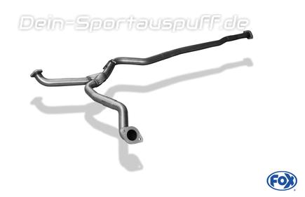 FOX Edelstahl Vorschalldämpfer-Ersatzrohr Subaru Forester SJ ab Bj. 2012
