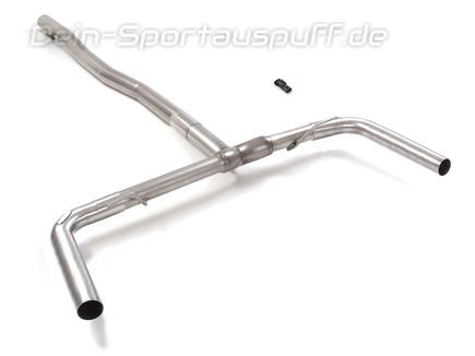 Ragazzon Edelstahl Duplex Endschalldämpfer-Ersatzrohr Mercedes CLA 35 AMG C118 für originale Endrohre