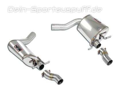 Supersprint Edelstahl Duplex Sportauspuff Mercedes CLS 500 Typ C218/X218 für originalen Endrohrausgang