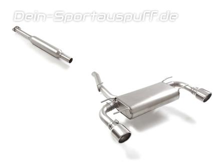 Ragazzon Edelstahl Duplex Sportauspuff-Komplettanlage ab Kat Toyota GT86 je 114mm rund eingerollt abgeschrägt