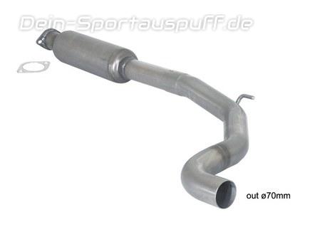 Ragazzon Edelstahl Vorschalldämpfer Alfa Romeo Mito 1.4l TB Ø70mm-System