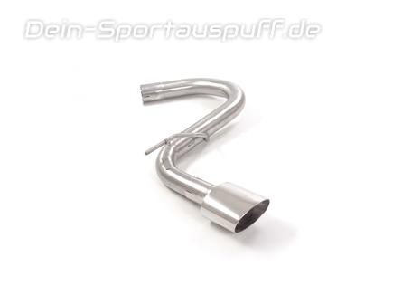 Ragazzon Edelstahl Endschalldämpfer-Ersatzrohr Seat Leon 5F 1.4 TSI 1.6 TDI 135x90mm oval abgeschrägt