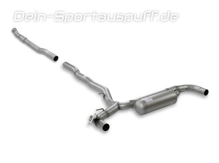 Remus Edelstahl Duplex Racing-Komplettanlage ab OPF Mini F60 JCW Countryman ALL4 inkl. Endrohrsatz nach Wahl
