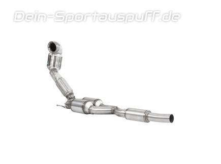 HJS Edelstahl Ø76mm Downpipe mit Kat und OPF Skoda Octavia 2.0l 4x4 Typ NX