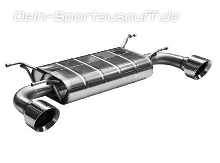 Bastuck Edelstahl Duplex Sportauspuff Toyota GR86 u. Subaru BRZ je 110mm rund doppelwandig abgeschrägt