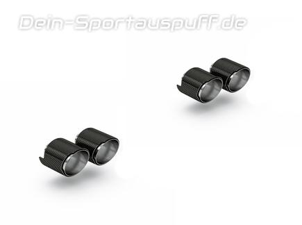 Eisenmann Edelstahl Duplex Racing-Komplettanlage ab Kat inkl. OPF-Ersatz BMW M3 G81 Touring je 2x110mm rund abgeschrägt in Carbon