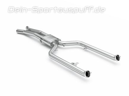Eisenmann Edelstahl Mittelschalldämpfer inkl. Partikelfilter-Ersatzrohr BMW M4 G83 Cabriolet