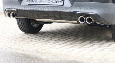 FOX Edelstahl Duplex Sportauspuff BMW X3 G01 je 2x80mm rund doppelwandig abgeschrägt