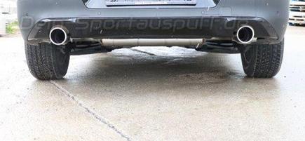 FOX Edelstahl Duplex Sportauspuff BMW X3 G01 je 90mm rund eingerollt abgeschrägt