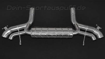 Capristo Edelstahl Duplex Racing-Komplettanlage ab OPF BMW M850i G15 für originalen Endrohrausgang