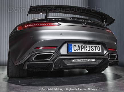 Capristo Carbon Heckdiffusor mattlackiert Mercedes AMG GT