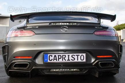 Capristo Carbon Heckdiffusor glanzlackiert Mercedes AMG GT