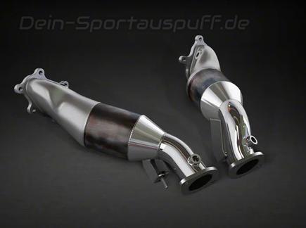 Capristo Edelstahl Downpipes inkl. 250-Zeller Sport-Kat Nissan GT-R R35