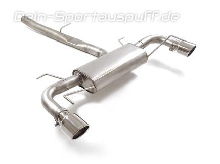 Ragazzon Edelstahl Duplex Sportauspuff Chevrolet Camaro 6 2.0l Turbo je 114mm rund eingerollt abgeschrägt