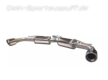 BULL-X Y-Style Edelstahl Duplex Sportauspuff Ø76mm Audi A3 8P 2.0l TFSI inkl. Endrohrsatz nach Wahl