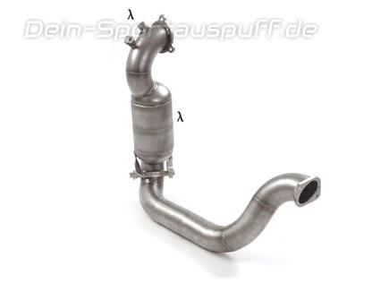 Ragazzon Edelstahl Downpipe mit Sport-Kat Mercedes CLA 35 AMG C118
