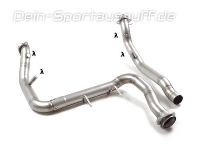 Ragazzon Edelstahl Downpipe inkl. Kat-Ersatzrohren Ford F-150 Raptor