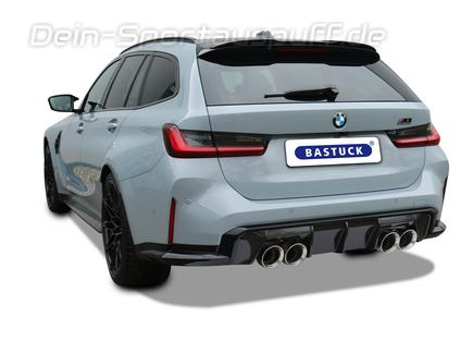 Bastuck Edelstahl Duplex Sportauspuff inkl. Klappensteuerung BMW M3 G80 G81 inkl. Competition je 2x110mm rund doppelwandig abgeschrägt