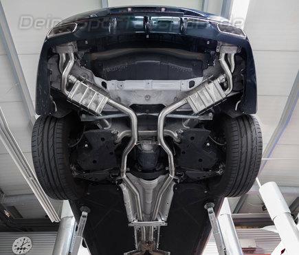 Capristo Edelstahl Duplex Sportauspuff-Komplettanlage ab Kat Mercedes S-Klasse S65 AMG Coupe C217