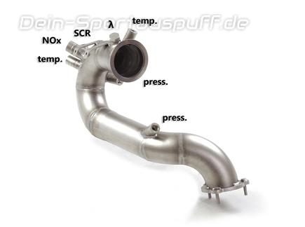 Ragazzon Edelstahl Partikelfilter-Ersatzrohr inkl. Kat-Ersatz Audi A6 Typ 4K 45 50 TDI (bis 12/2020)