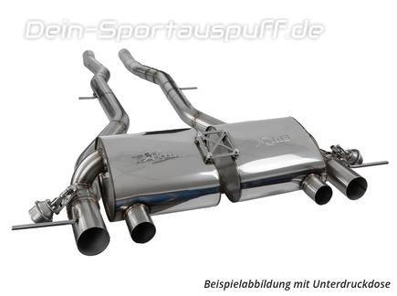 EGO-X Edelstahl Duplex Sportauspuff-Komplettanlage ab OPF mit Klappensteuerung Ø76mm BMW M4 G82 G83 inkl. Competition inkl. Endrohrsatz nach Wahl