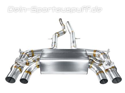 Hurricane V2 Edelstahl Duplex Sportauspuff-Komplettanlage ab OPF mit Klappensteuerung Ø89mm BMW M2 F87 Competition