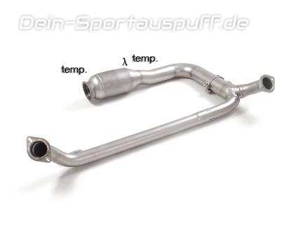 Ragazzon Edelstahl 200-Zeller Sport-Kat inkl. OPF-Ersatz Porsche 718 Cayman Typ 982 2.5l GTS