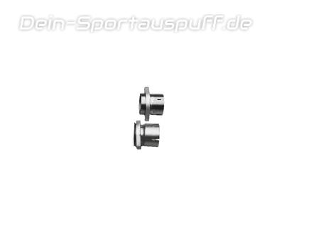 Bastuck Edelstahl Flansch-Adapter auf Serienkat Mercedes-Benz SL R129 V6 u. V8
