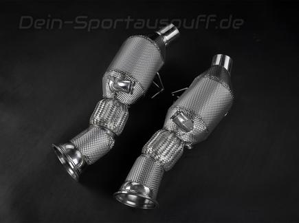 Capristo Edelstahl 250-Zeller Sport-Katalysatoren für Ferrari 296