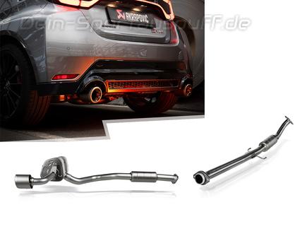 Akrapovic Evolution Race Line Titan Sportauspuff-Komplettanlage inkl. OPF-Ersatzrohr Toyota Yaris 1.6l GR Facelift
