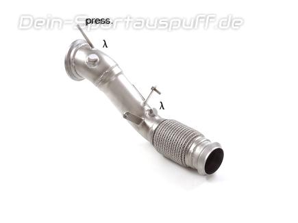 Ragazzon Edelstahl Downpipe mit Kat-Ersatzrohr BMW 3er 330e G20 G21