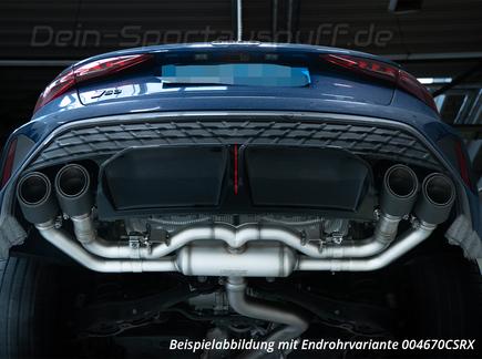 Remus Edelstahl Duplex Racing-Komplettanlage ab OPF Audi S3 Facelift Limousine 8Y inkl. Endrohrsatz nach Wahl