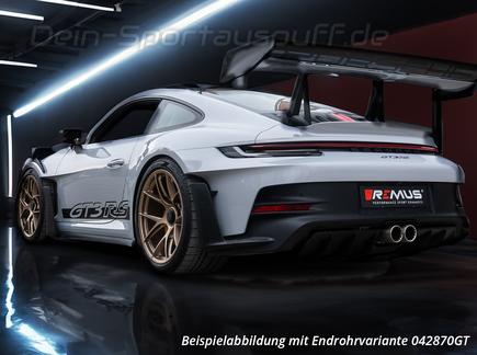 Remus Titan RACE-Sportauspuff Porsche 911 992 GT3 RS inkl. Endrohrsatz nach Wahl