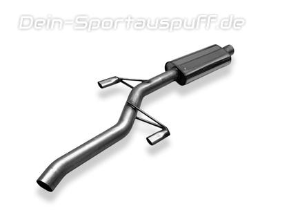 Fox Edelstahl Mittelschalldämpfer BMW 7er E23 728i