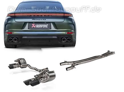 Akrapovic Evolution Line Titan Duplex Racing-Komplettanlage inkl. OPF-Ersatz Porsche Panamera inkl. E-Hybrid Typ 972